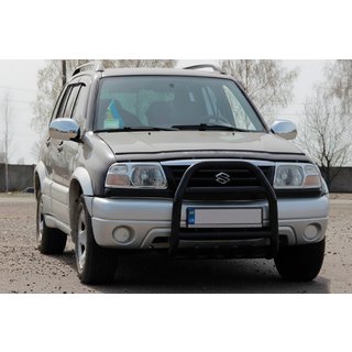 Pare-buffle QT007 Noir (Inox) Suzuki Vitara 1998-2006 photo 2