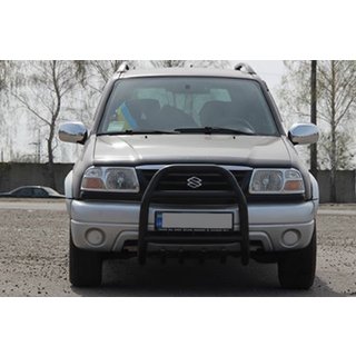 Pare-buffle QT007 Noir (Inox) Suzuki Vitara 1998-2006 photo 3