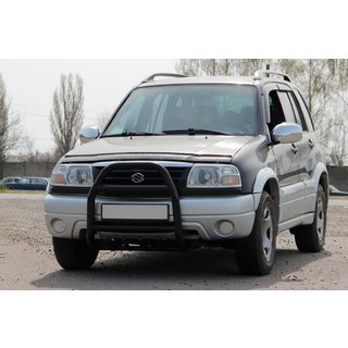 Pare-buffle QT007 Noir (Inox) Suzuki Vitara 1998-2006 photo 1