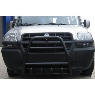 Barre Avant QT007 Noire (Inox) Fiat Doblo I 2001-2005