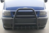 Ford Transit 2000–2014 Pare-buffle QT007 Noir (2000-2006, Inox) photo 1