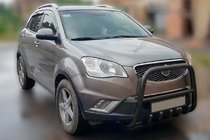 SsangYong Korando 2010-2019 Pare-buffle F1-40 Noir (Inox) photo 1