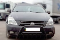 Kia Carnival 2002-2013 Barre Avant WT002 Noire (2006-2013, Inox) photo 1
