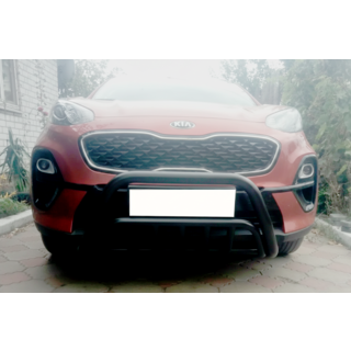 Barre Avant WT002 Noire (Inox) Kia Sportage 2015-2021