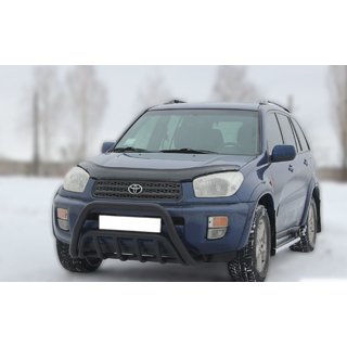 Barre Avant WT002 Noire (Inox) Toyota Rav 4 2001-2005 photo 2