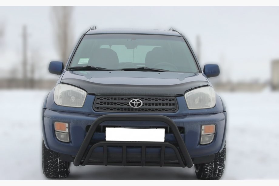 Toyota Rav 4 2001-2005 Barre Avant WT002 Noire (Inox) Image