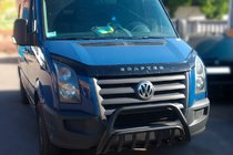Volkswagen Crafter 2006-2016 Barre Avant WT002 Noire (Inox) photo 1