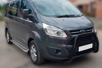 Ford Custom 2013-2022 Pare-buffle WT006 F1-55 Noir (Inox) photo 1