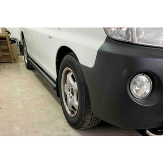 Barres Latérales BB002 Noir (2 pcs, Inox) Hyundai H200, H1, Starex 1998-2007 photo 1