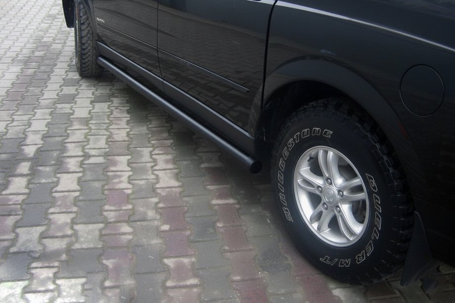 SsangYong Action 2005-2018 Barres Latérales Black (2 pcs, inox) Image
