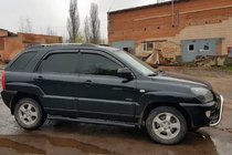 Kia Sportage 2004-2010 Barres Latérales Black (2 pcs, Inox) photo 4