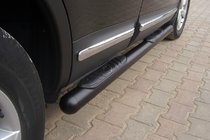 Nissan Qashqai 2007-2010 Barres Latérales Black (2 pcs, Inox) photo 1