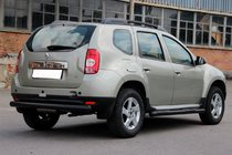 Dacia Duster 2008-2018 Barres latérales avec inserts Black (2 pcs, inox) photo 3
