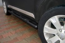 Mitsubishi Outlander 2006-2012 Barres Latérales Black (2 pcs, Inox) photo 1