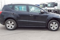 Geely Emgrand X7 2011- Barres Latérales Black (2 pcs, inox) photo 2