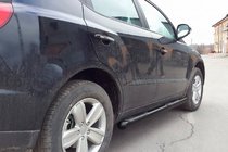 Geely Emgrand X7 2011- Barres Latérales Black (2 pcs, inox) photo 3