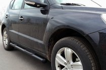 Geely Emgrand X7 2011- Barres Latérales Black (2 pcs, inox) photo 1