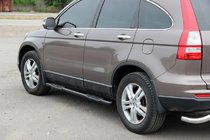 Honda CRV 2012-2016 Barres Latérales BB002 Noir (2 pcs, Inox) photo 5