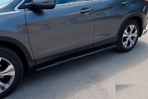 Honda CRV 2012-2016 Barres Latérales BB002 Noir (2 pcs, Inox) photo 1