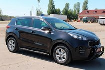 Kia Sportage 2015-2021 Barres Latérales BB002 Noir (2 pcs, Inox) photo 2