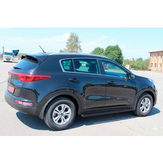 Barres Latérales BB001 Noir (2 pcs, Inox) Kia Sportage 2015-2021 photo 3
