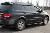 SsangYong Kyron 2005-2014 Barres Latérales BB002 Noir (2 pcs, Inox) photo 3