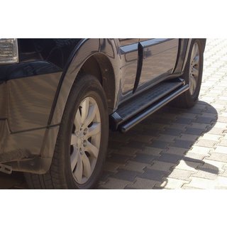 Barres Latérales Black (2 pcs, Inox) Mitsubishi Pajero Wagon III 1999-2006 photo 1