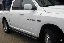 Dodge RAM (DR/DH/D1/DC/DM) 2002–2009 Barres Latérales Standard Black (2 pcs, Inox) photo 1