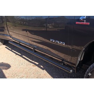 Barres Latérales Standard Black (2 pcs, Inox) Dodge RAM (DR/DH/D1/DC/DM) 2002–2009 photo 2
