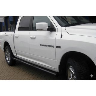 Barres Latérales Standard Black (2 pcs, Inox) Dodge RAM (DR/DH/D1/DC/DM) 2002–2009 photo 1