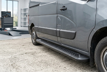 Renault Master 2011-2023 Marchepieds Latéraux Allmond Black (2 pcs, Aluminium) photo 1
