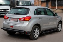 Mitsubishi Eclipse Cross 2017- Barres Latérales BB002 Noir (2 pcs, Inox) photo 3