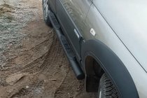 Chevrolet Niva 1998-2020 Barres Latérales Black (2 pcs, Inox) photo 4