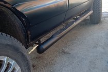 Chevrolet Niva 1998-2020 Barres Latérales Black (2 pcs, Inox) photo 1