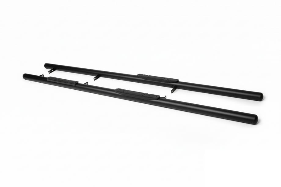 Iveco Daily 2006-2014 Barres Latérales Black (2 pcs, inox) Image
