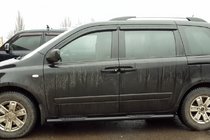 Kia Carnival 2002-2013 Barres Latérales Black (2 pcs, inox) photo 1