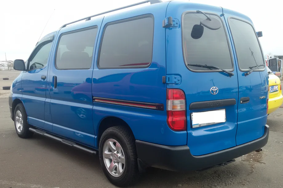 Toyota HiAce Barres Latérales Black (2 pcs, inox) Image