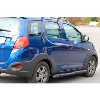 Barres Latérales Black (2 pcs, Inox) Chery Beat 2009-2015 photo 1