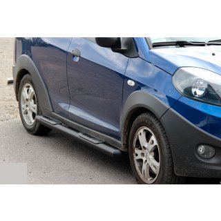 Barres Latérales Black (2 pcs, Inox) Chery Beat 2009-2015 photo 2