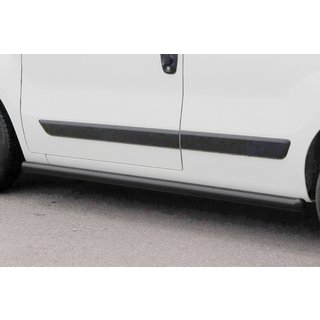Barres Latérales Ø60 Noires (2 pcs, Inox) Fiat Fiorino/Qubo 2008-2024 photo 2