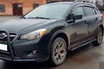 Subaru XV 2011-2017 Barres Latérales BB002 Noir (2 pcs, Inox) photo 1