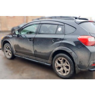 Barres Latérales BB002 Noir (2 pcs, Inox) Subaru XV 2011-2017 photo 3