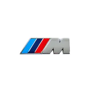 Insigne M 85mm x 30mm (Acier Inoxydable) photo 1