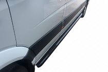 Mercedes Sprinter W906 2006–2018 Barres Latérales Black (2 pcs, Inox) photo 3