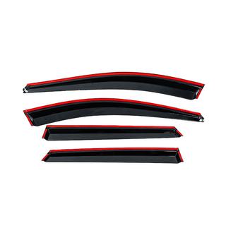 Déflecteurs de vitres avec moulure chromée (4 pcs, Niken) photo 4