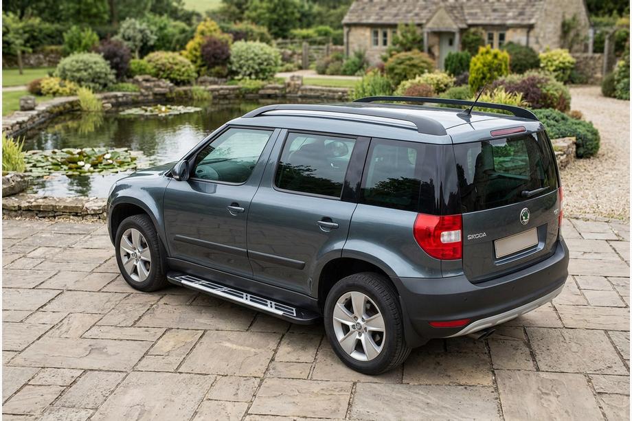 Skoda Yeti 2009-2017 Marchepieds Latéraux Sunrise (2 pcs, Aluminium) Image