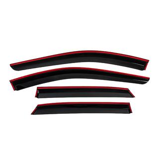 Déflecteurs de vitres avec moulure chromée (4 pcs, Niken) Nissan Qashqai 2021- photo 4