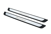 Citroen Berlingo 1996-2008 Seuils de porte Carmos V4 (2 pcs, inox) photo 2