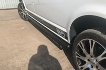 Volkswagen T5 Multivan 2003–2010 Barres Latérales Black (2 pcs, inox) 70mm, Empattement Court photo 8