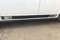 Volkswagen T5 2010-2015 Barres Latérales Black (2 pcs, inox) photo 11